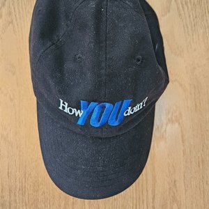 How You Doing Friends Hat Adjustable Strap back Black